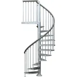 DOLLE Außentreppe Gardenspin 328-376 cm Metall