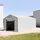 TOOLPORT Outlander 4x10m Zelthalle PVC-Plane, grau, ohne Statik - (79875)