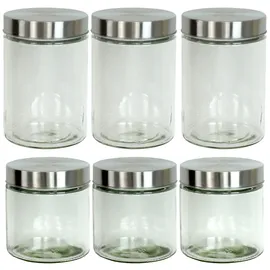 GAUMENKICK Vorratsglas 0,85 l 6 St.