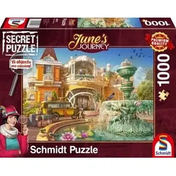 SCHMIDT SPIELE 59973 Orchideenanwesen, JUNE'S JOURNEY Puzzle 1.000 Teile