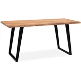 KADIMA DESIGN Schreibtisch Akazie massiv / Braun