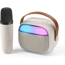 tech pop Bluetooth Karaoke Speaker Mini White (61038) - Weiß