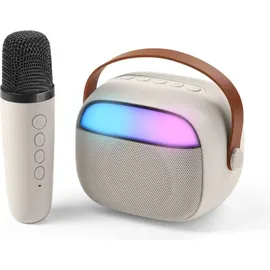 tech pop Bluetooth Karaoke Speaker Mini White (61038) - Weiß