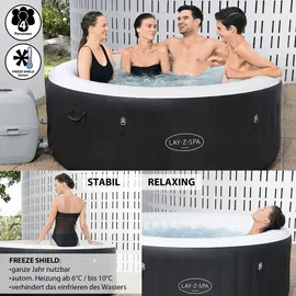BESTWAY Lay-Z-Spa Miami AirJet 180 x 66 cm Schwarz