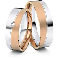 Trauringe Bremen 585er Weifl-/Rotgold - 4492