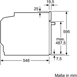 Siemens PQ521IB01 iQ500 Herd-Glaskeramik-Kochfeld-Kombination herdgesteuert, 59,4 cm breit, activeClean - automatische Selbstreinigung, cookControl30 - Automatikprogramme