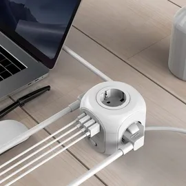 Realpower PowerBox 431 1,8 m, 4 AC-Ausgänge, 250 V, 50 Hz