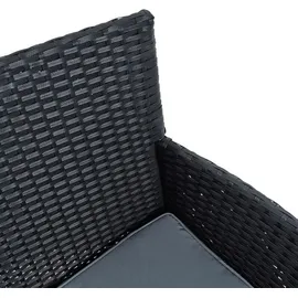 Estexo Polyrattan Sitzgruppe Gartenmöbel Set 4-teilig Flechtdesign Rattan Gartenset