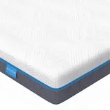 Inofia Gel Topper 160x200 Matratzentopper Höhe 8cm, Zwei Härtegrade H3&H4, Öko-TEX® Zertifiziert, Memory Foam Matratzentopper für Boxspringbetten, Wohnwagen und unbequeme Betten, waschbarer Bezug.