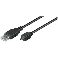 goobay USB-A auf Mini-USB 1,8 m Schwarz