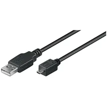 goobay USB-A auf Mini-USB 1,8 m Schwarz