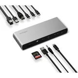 Kensington SD5700T Thunderbolt 4 Dockingstation + USB Hub, Grau