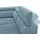 exxpo - sofa fashion Eckcouch Kunstleder 2-Sitzer Blau