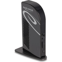 Delock 88051 - portreplikator Andocken USB 3.2 Gen 2 (3.1 Gen 2) Type-C Schwarz