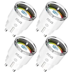 Nous A1 Smarte Steckdose, WLAN, 4er Set