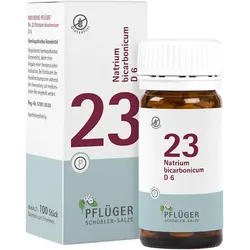 Schüßler-Salze Biochemie Pflüger 23 Natrium bicarbon.D 6 Tbl.