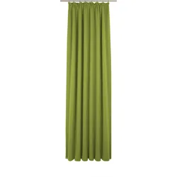 Vorhang WIRTH "Newbury", grün, B:130cm H:365cm, Baumwolle, Polyester, Gardinen, nach Maß