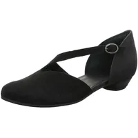 THINK! Damen Grace Nachhaltige Ballerinas, Schwarz Kombi 0010, 42