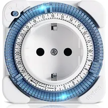 Theben Timer 26 Steckdosen-Zeitschaltuhr analog innen, Tagesprogramm, 400 W LED, 15 Min...