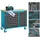 HAZET Werkbank Holz/Metall 522 x 398 mm blau/schwarz bestückt