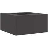 vidaXL | Feuerstelle Quadratisch Schwarz 80x80x40 cm Stahl