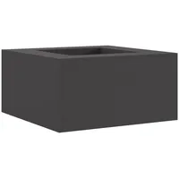vidaXL - Feuerstelle Quadratisch Schwarz 80x80x40 cm Stahl
