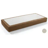 Hasena Boxspring Taschenfederkern-Matratzen Opalin Tex 90x200 cm / Rinovo taupe / H2/H2