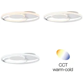 Brilliant Runda 1x LED 50W, Ø 50 cm, weiß matt, dimmbar, CCT