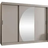 Mirjan24 Schwebetürenschrank Wika 250 x 200 x 62 cm Beige