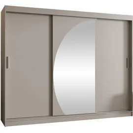 Mirjan24 Schwebetürenschrank Wika 250 x 200 x 62 cm Beige