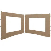 Quick Star Seitenwand für Pavillon 3x3 m 2 Stück 2,5 x 1,9 m Sand