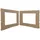 Quick Star Seitenwand für Pavillon 3x3 m 2 Stück 2,5 x 1,9 m Sand