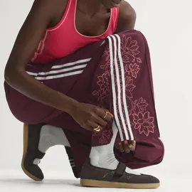 adidas FLORAL GFX FIREBIRD LOOSE Jogginghose Maroon XXL