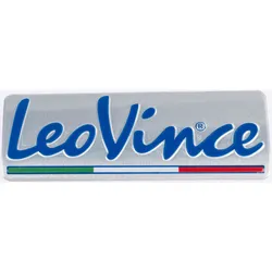 LeoVince Plakette LeoVince Schriftzug, hitzebeständig, Länge: 85 mm, 417705R