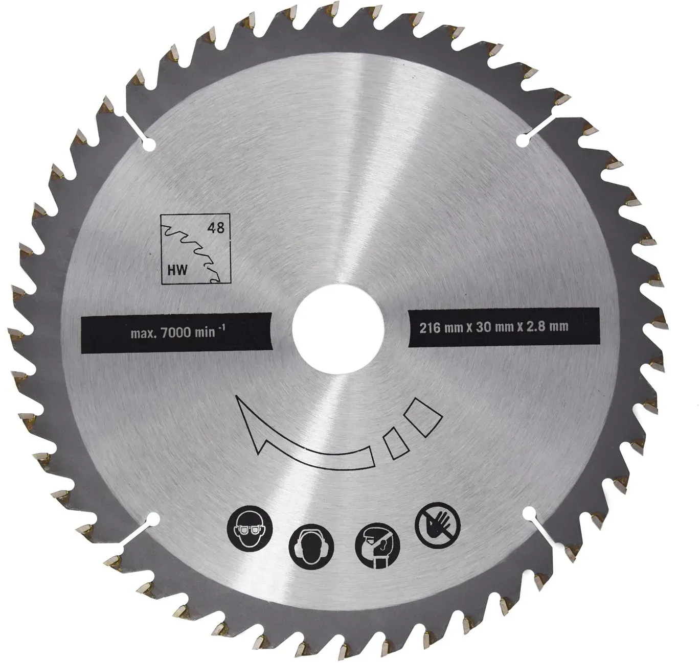 BAMATO Sägeblatt 216mm mit 48 HM Zähnen, 30 mm Bohrung