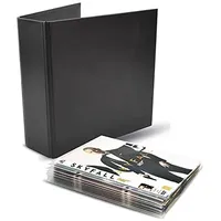 djois 3L DVD Aufbewahrung - Kombipack mit 100 DVD Hüllen & 4 DVD Ordner - Praktisches Aufbewahrungssystem - 10264, Hüllen: 162 x 188 mm. Ordner: 215 x 220 mm.
