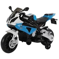 TPFLiving Elektro-Kindermotorrad BMW S 1000 schwarz