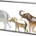 Casablanca modernes Design Wandrelief Savanne, Metall, Elefantenmotiv, glänzend, braun/goldfarben/grau, 25x61x2 cm