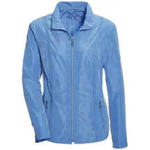 GOLDNER Kurzgröße: Sportive Übergangsjacke mit Stehkragen", in jeansblau | Gr.: 22,