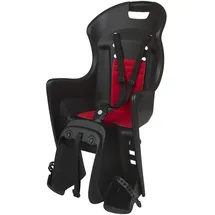 dieffe cycling accessories DIEFFE 8630500036 - Fahrradkinderrücksitz Bikey Cool ELM mit 26'' bis 29'' Rädern. Geeignet für Kinder mit einem Gewicht von 9 bis 22 kg in Farbe Schwarz/Rot