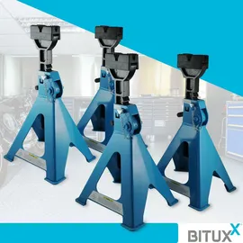 BITUXX Unterstellbock Stahl 6000 kg blau 4 Stück