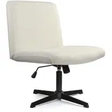 MEIVINES Stuhlhussen 2er Set Sesselbezug Ohne Armlehne Stretch Stuhlbezug mit Rückenlehne Akzent Stuhlhussen Ohne Armlehnen für Wohnzimmer Hotel Haus Esszimmer (Beige)