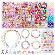 luxuskollektion Funtopia Perlen Set 32 Farben Armband Bastelset