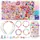 luxuskollektion Funtopia Perlen Set 32 Farben Armband Bastelset