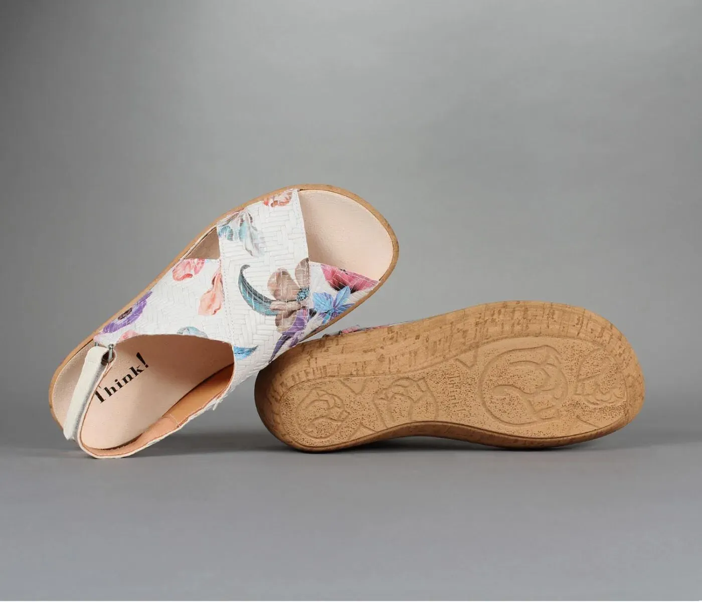 Think Sandaletten bunt Kate ivory/kombi 932-9010 Gr.39 - KAT 1