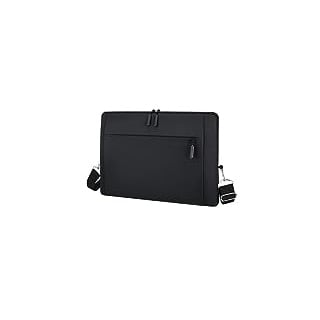 Hixingo Laptop-Handtasche für Frauen 13 14 15.6 Zoll Wasserdichtes Oxford Aktentasche Computer-Umhängetasche Arbeitstasche Messenger Bag Laptoptasche Schultertasche Kompatibel (15.6”,Schwarz)