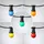 SPICELITE LED Lichterkette 50 m Schwarz 5 bunte Kugellampen