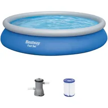 BESTWAY Fast Set Pool Set 457 x 84 cm inkl. Filterpumpe 57313