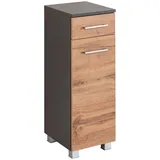 WELLTIME Avignon Unterschrank 30 x 79 x 35 cm Braun/Grau