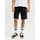 JACK & JONES "JPSTGORDON ARCHIVE SWEAT SHORTS MID SN", Herren, Gr. XS, N-Gr, schwarz, Web, Obermaterial: 80% Baumwolle, 20% Polyester, unifarben, regular fit, Hosen, mit Kordelzug